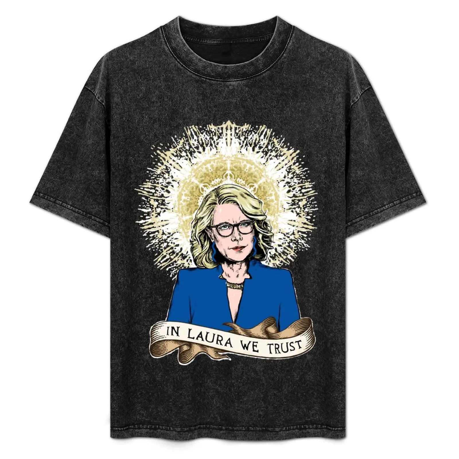 

In Laura Tingle We Trust T-Shirt Plus Size Lightweight Top