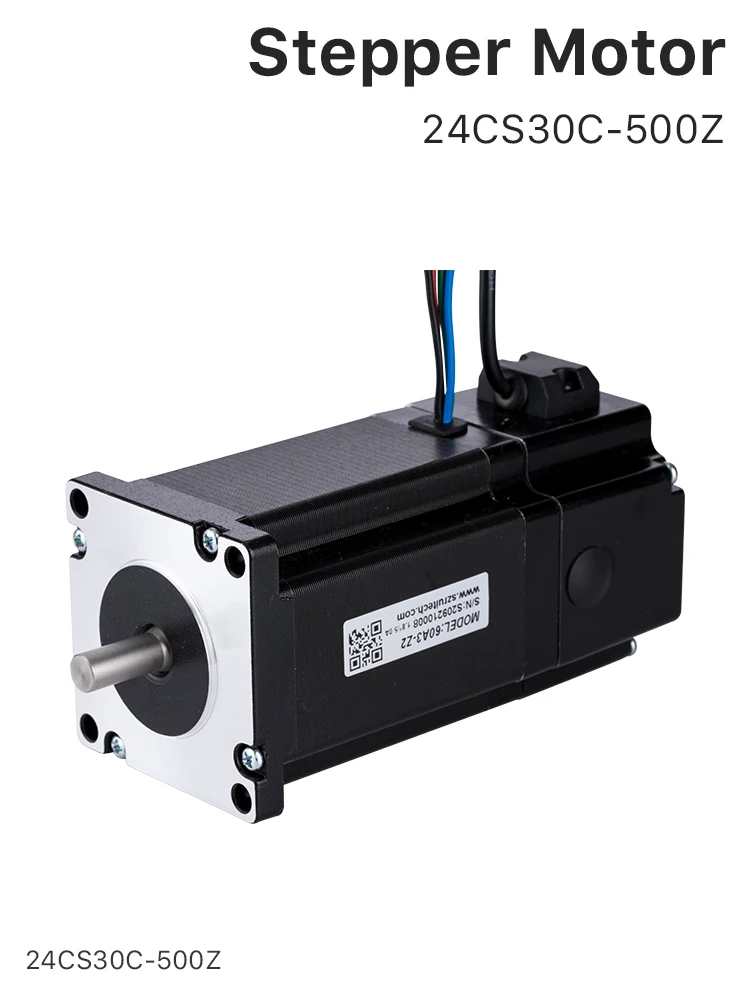 Nema 24 Silnik krokowy 60 mm 3 Nm 4-przewodowy 2-fazowy 60 Silnik krokowy 2-fazowy do frezarki grawerującej CNC Drukarka 3D — zdjęcie 2