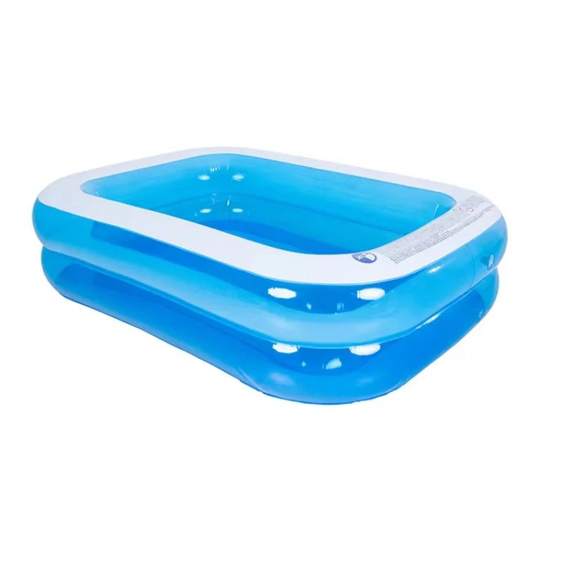

Inflatable Rectangular Plastic Pool Giant Blow up Swimming Pool for Kids