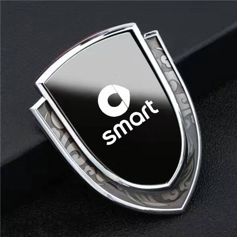 3D Metal Car Body Trunk Fender Decoration Shield Stickers Waterproof Decal For Smart Fortwo 451 450 453 EQ Forfour Forjeremy