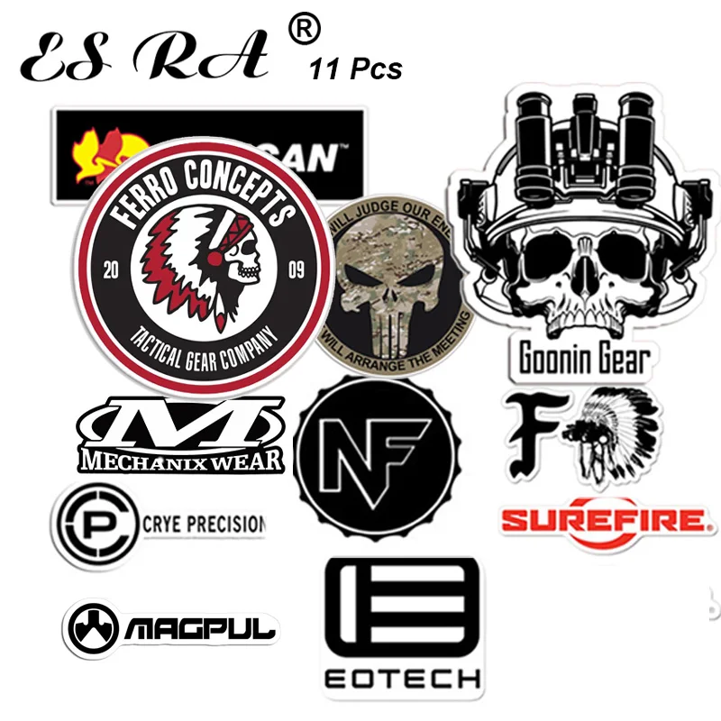 Car Stickers Tactical Pegatinas Mix Size 11Pcs/Set Laptop Decals Waterproof Vinyl for Bottle Laptop Decora Gift