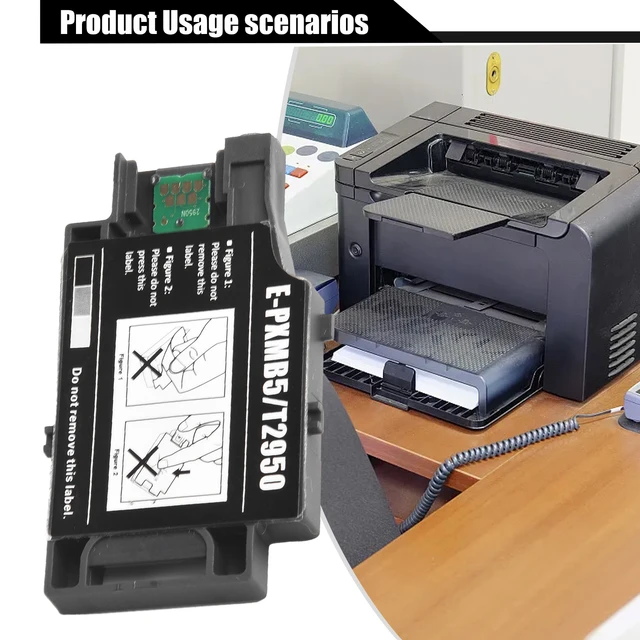 PXMB5 T2950 Maintenance Box for Epson WF 100 PX S05B S05 Printers Large  Capacity Design for Lower Printing Costs - AliExpress