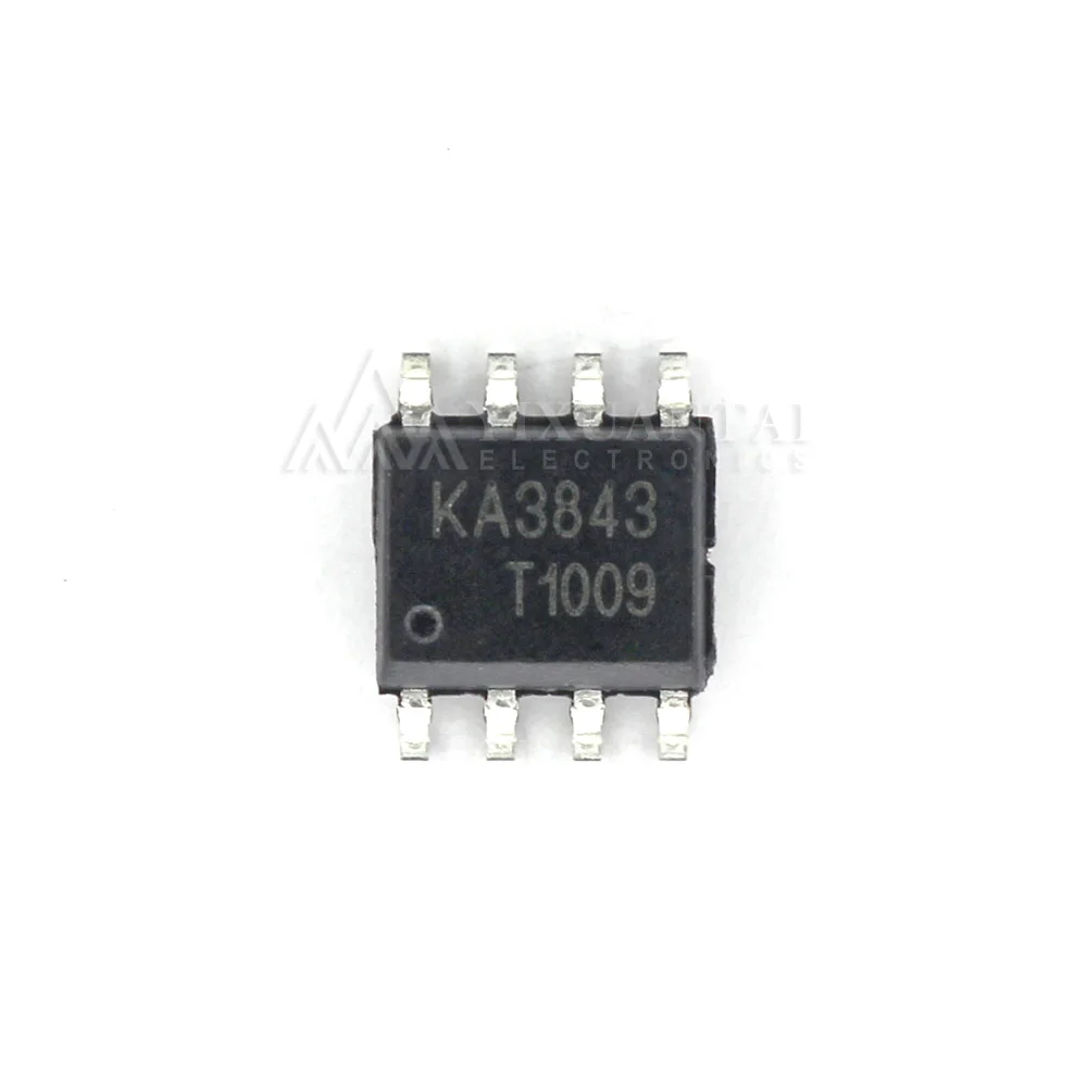 10PCS KA3843 SOP8 Current Mode PWM Modulation Controller KA3843 SOP8 new original