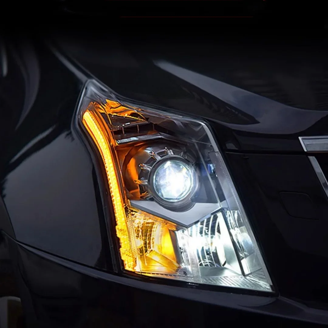 

Suitable for LED Headlights Assembly for Cadillac SRX 2010-2015 modified with Lens Laser headlights Daytime running light Turn s