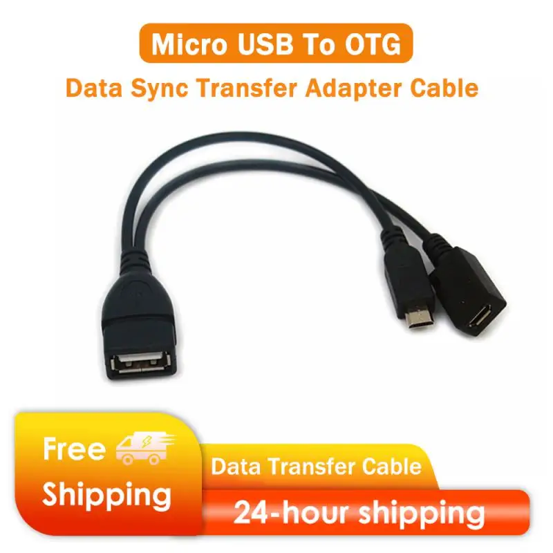 RYRA Mini Micro USB OTG Adapter Host Power Y Splitter Micro USB To OTG Male Female Cable For Fire Stick Android Phone Accessorie