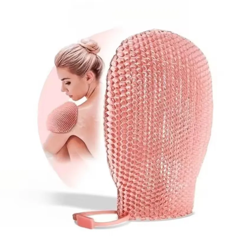 New Honeycomb TPU Exfoliating Shower Glove - Quick-Drying Body Scrubber Sponge for Bathroom