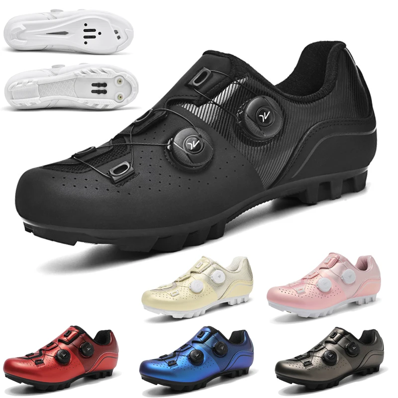 

Cycling Sneaker MTB Men Sports Dirt Bike Shoes SPD Pedal Mountain Bicycle Footwear Speed Racing Man Flat Off Road Cycling Shoes