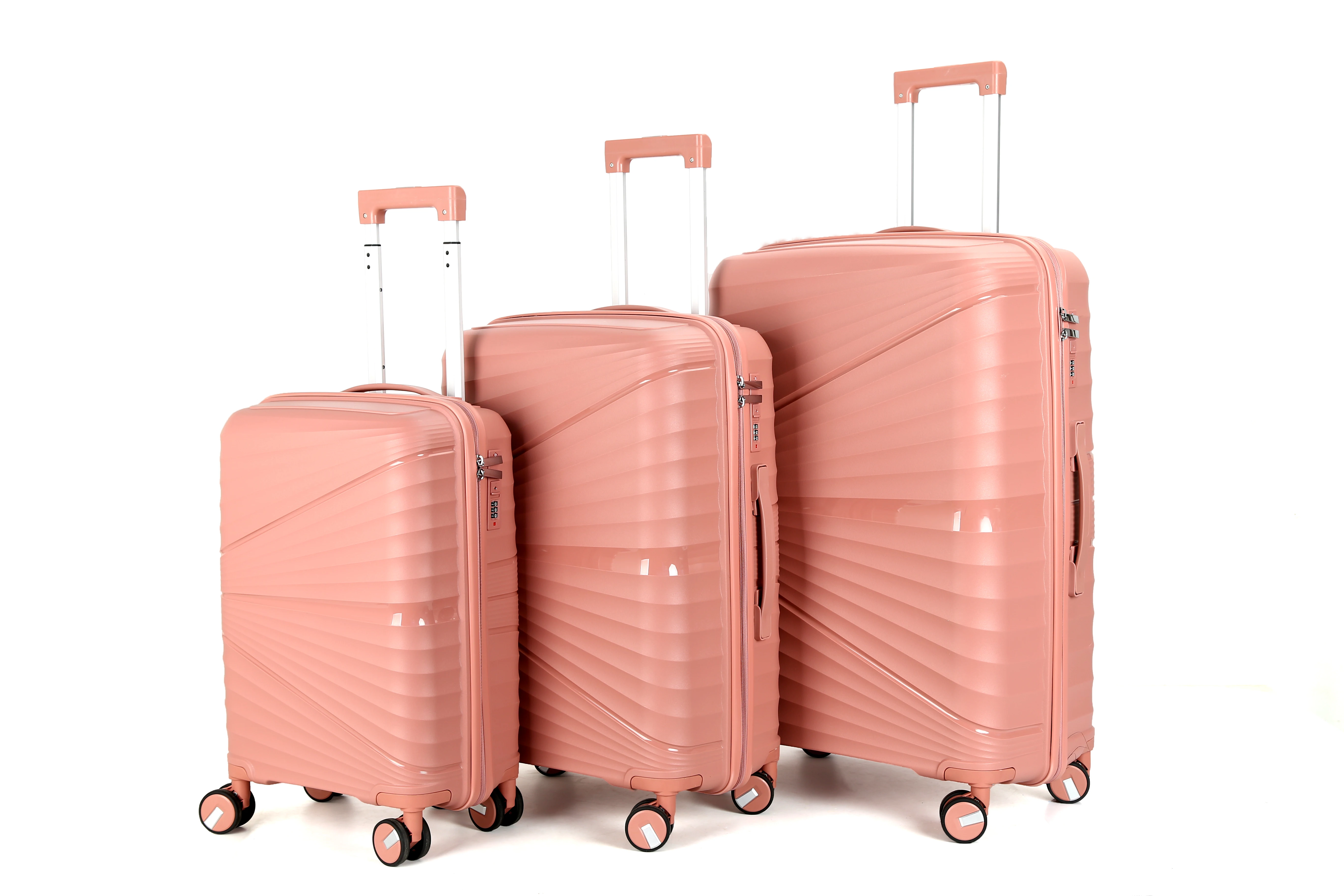 MARKSMAN Hotsale Cheap Price PP  luggage Wholesale Large Capacity for Long Trip Suitcase Sets