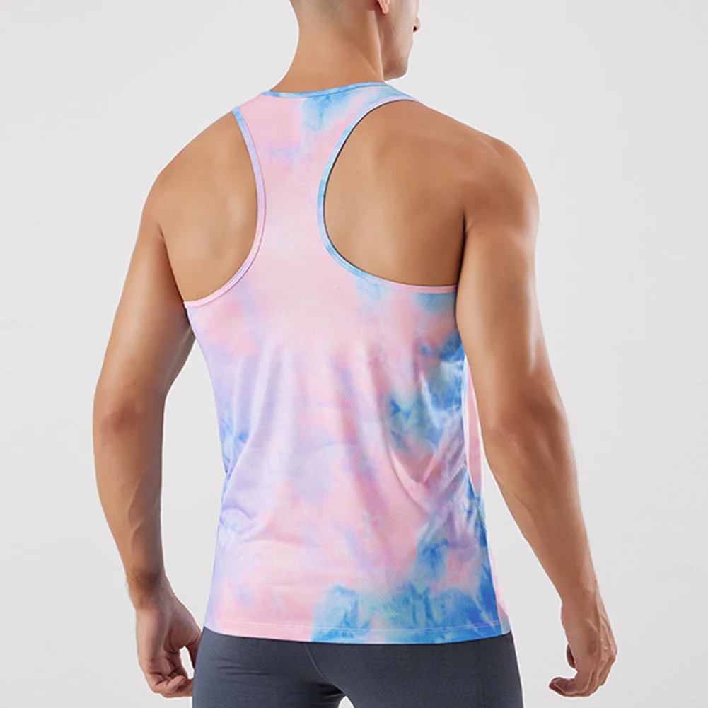 Quick Drying Tank Top Bodybuilding Vest For Holiday For Vacation Athletics Casual Style Elastic Marathon Running