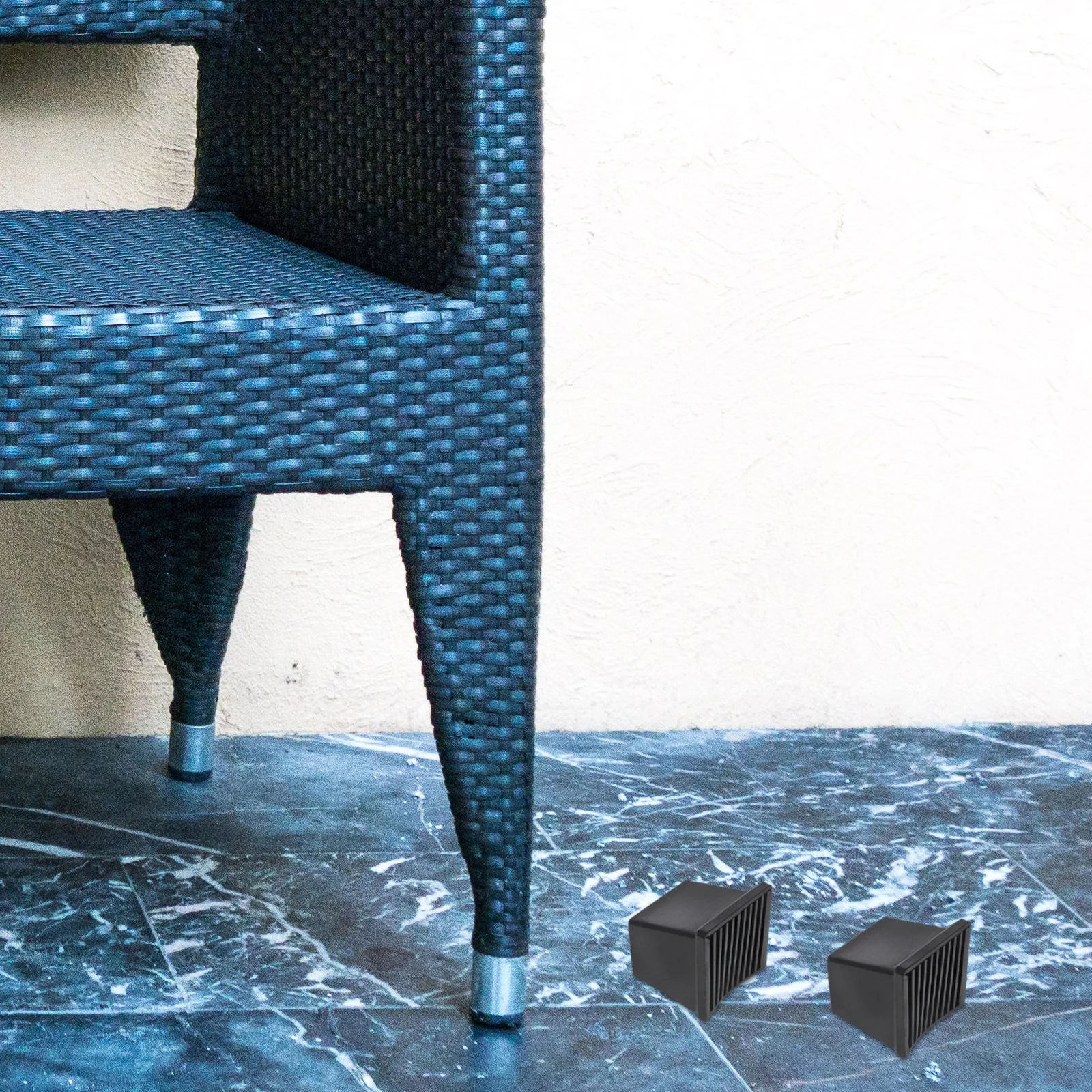 

4pcs Anti-Slip Furniture Leg Caps Table Feet Cover 4 Pack Chair Leg Protectors For Hardwood Tile Floor Protector Mats Furniture