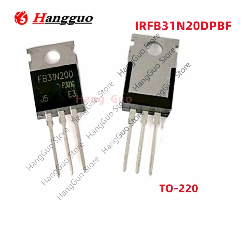 

10 шт./лот, оригинальные IRFB31N20DPBF B31N20D IRFB31N20D TO-220, полевой МОП-транзистор 31A 200V