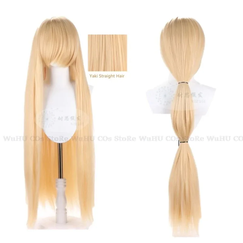 qq023Anime Morningstar Cosplay Hazbin Charlie Cos Hotel Fantasia 100CM Wig Disguise