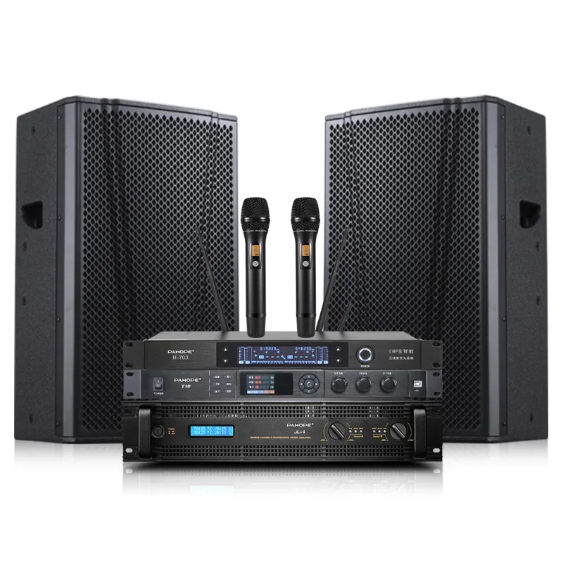 

Professional 12-Inch KTV Karaoke Sound System Home Commercial Bar Party Room Private Room Combo Set with High Quality Speaker