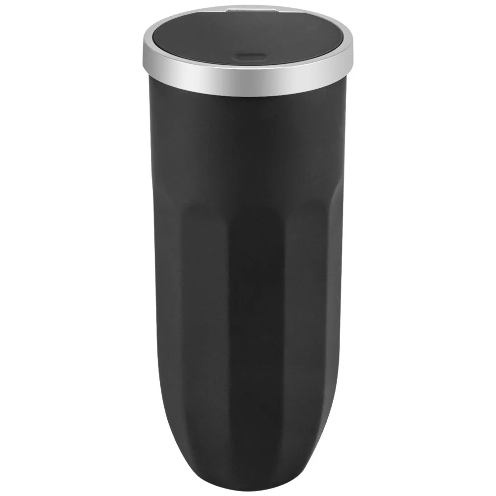 سلة مهملات السيارة حامل الكأس صندوق قمامة صغير صغير محمول حاوية قمامة السيارة صلابة عالية غطاء زر الضغط اكسسوارات السيارات