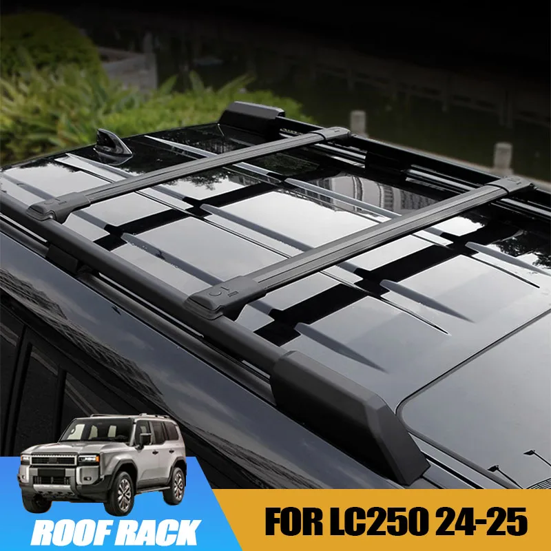 

Автомобильный багажник на крышу, перекладина для багажа для Toyota Land Cruiser 250 LC250 J250 2024 2025, багажник, декоративные аксессуары