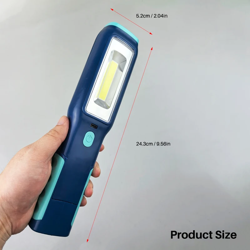 Super Bright Magnetic Work Light Type-c Rechargeable LED Flashlight for Workshop Car Repair Portable COB Flood Mechanic Light view 3