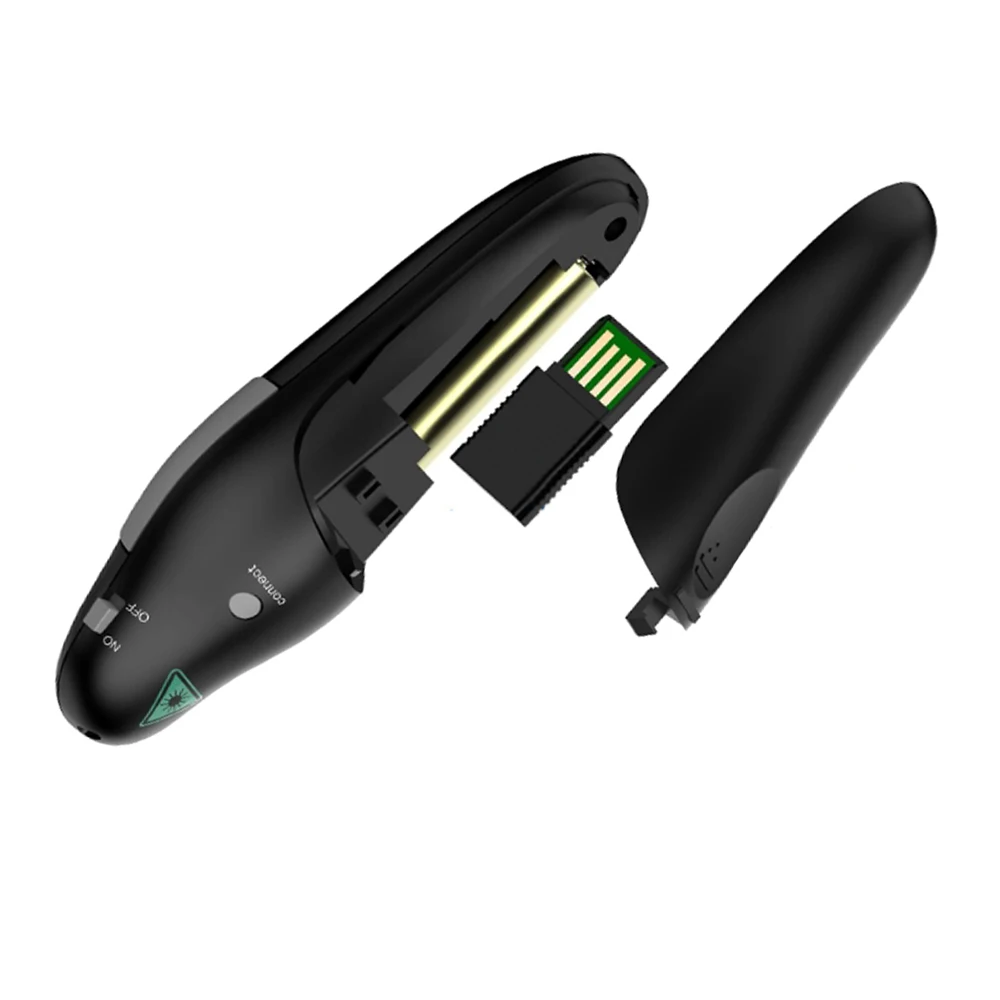 قلم مقدم USB لاسلكي مع ضوء أحمر ، جهاز تحكم عن بعد للعرض التقديمي ، جهاز نقر عرض PPT ، RF our GHz #3