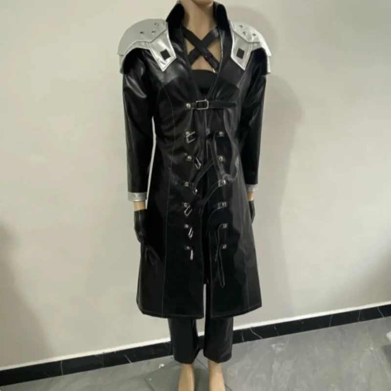 

Fantasy VII 7 Sephiroth Deluxe Edition Косплей Униформа Полный комплект Мужские костюмы на Хэллоуин на заказ Экспресс-доставка; 2 тыс.,