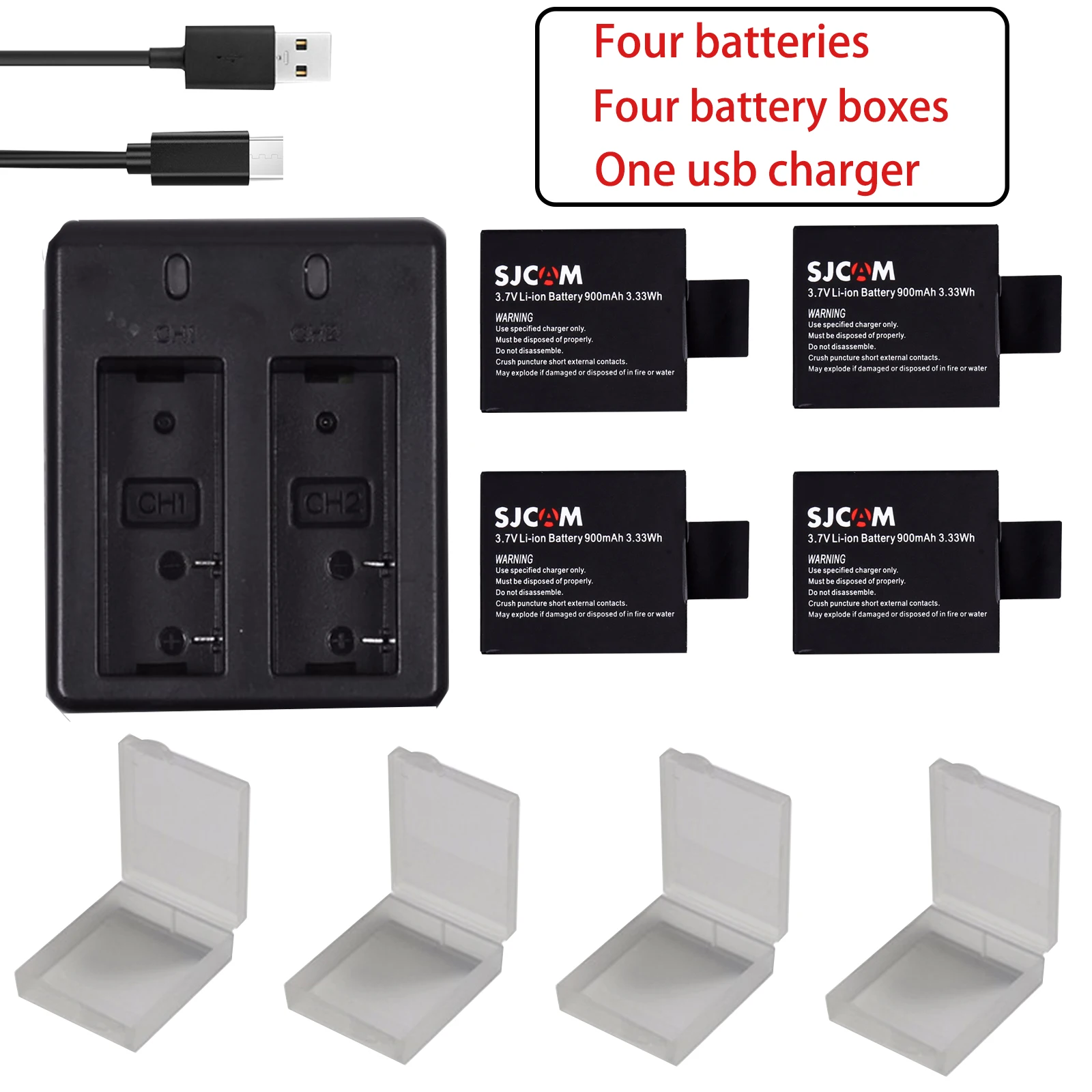 

Original SJ4000 PG900 PG1050 Battery with Dual USB Charger for SJCAM SJ5000 SJ6000 sj7000 SJ8000 M10 EKEN 4K H9 H8 H9 GIT-LB101