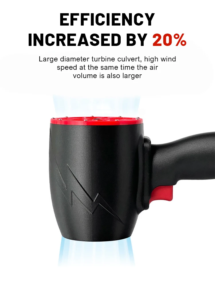 70mm Turbojet Fan Turbo Blower Powerful Turbo Jet Dryer Violent fan Max Thrust 2300g Car Drying Leaf Blower Portable Jet Fan