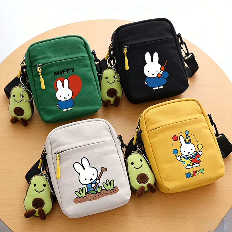 

Miffys Man Woman Crossbody Bag Kawaii Shoulder Bags Cartoon Fashion Satchel Girl Boy Chest Pouch Cute Phone Bag Birthday Gift