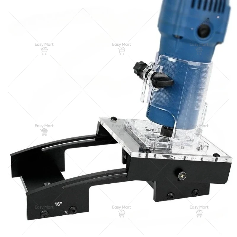 Guitar fretboard professional milling arc aids, neck gasket making tool
