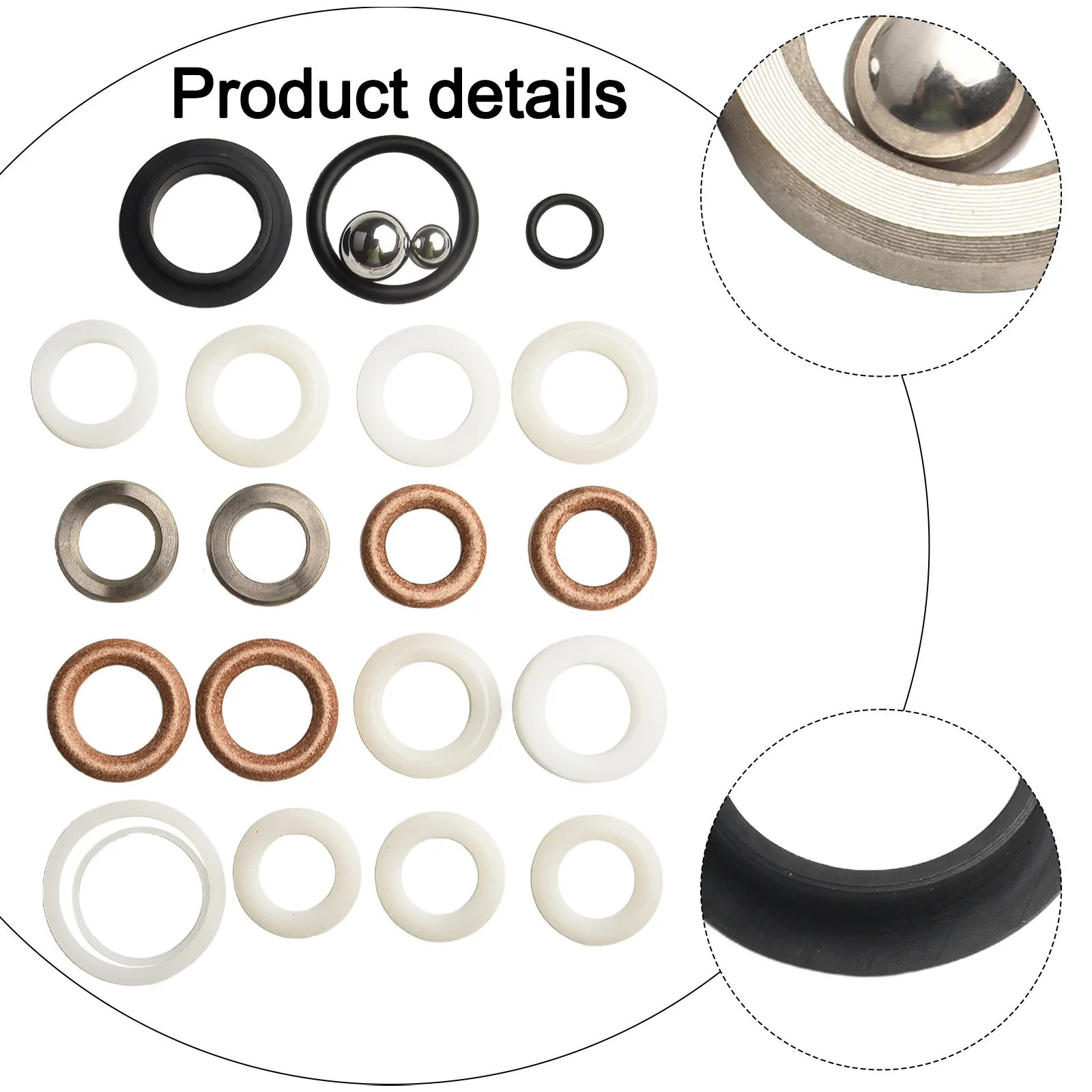 1set 244194 Pump Repair Packing Kit For Airless Paint Sprayer 295 390 490 595 3400 Replacement Parts Accessories