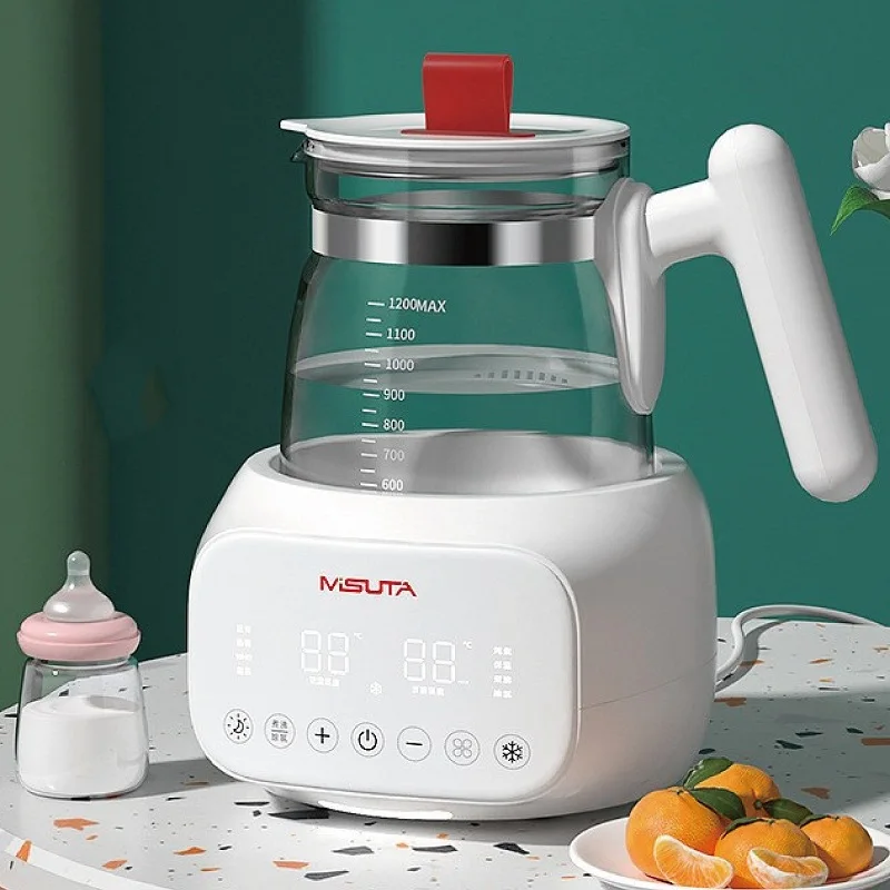 1300ml Smart Baby Milk Powder Milk Mixer Multifunctional Electric Kettle Teapot  Auto Keep Warm Kettle With Night Light 220V