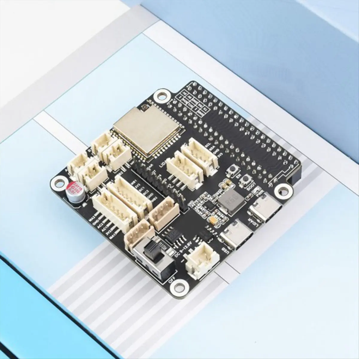 

(ABDH) Универсальная плата драйвера для роботов ESP32, плата разработки с интерфейсом для моторов, сервоприводов и ввода/вывода, поддерживает WIFI, Bluetooth и ESP-NOW