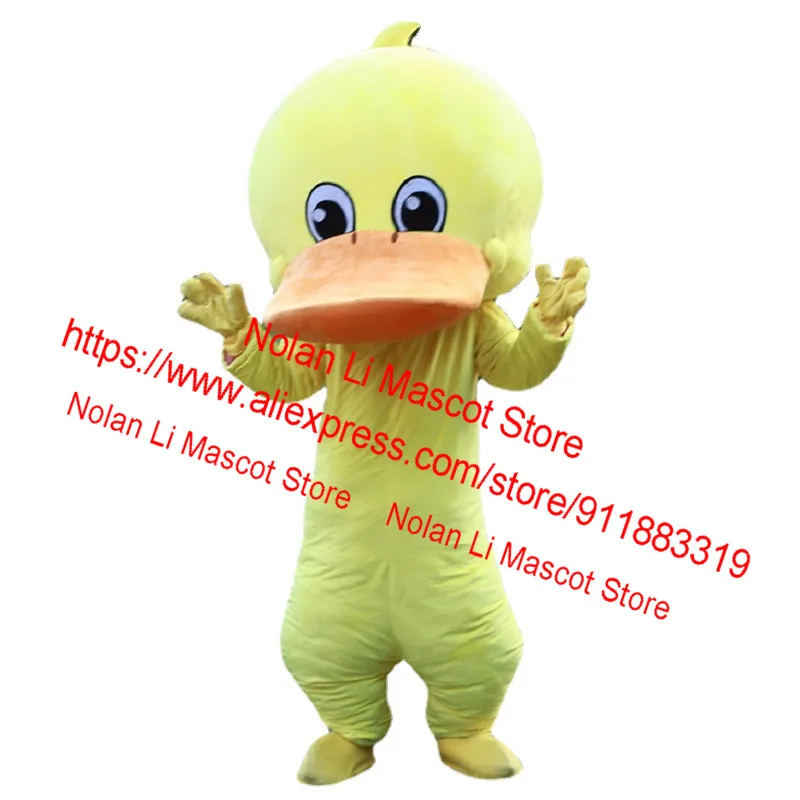 Hot Sale Adult Size EVA Material Yellow Billed Duck Mascot Costume Crayon Cartoon Set Cosplay Birthday Party Masquerade 959