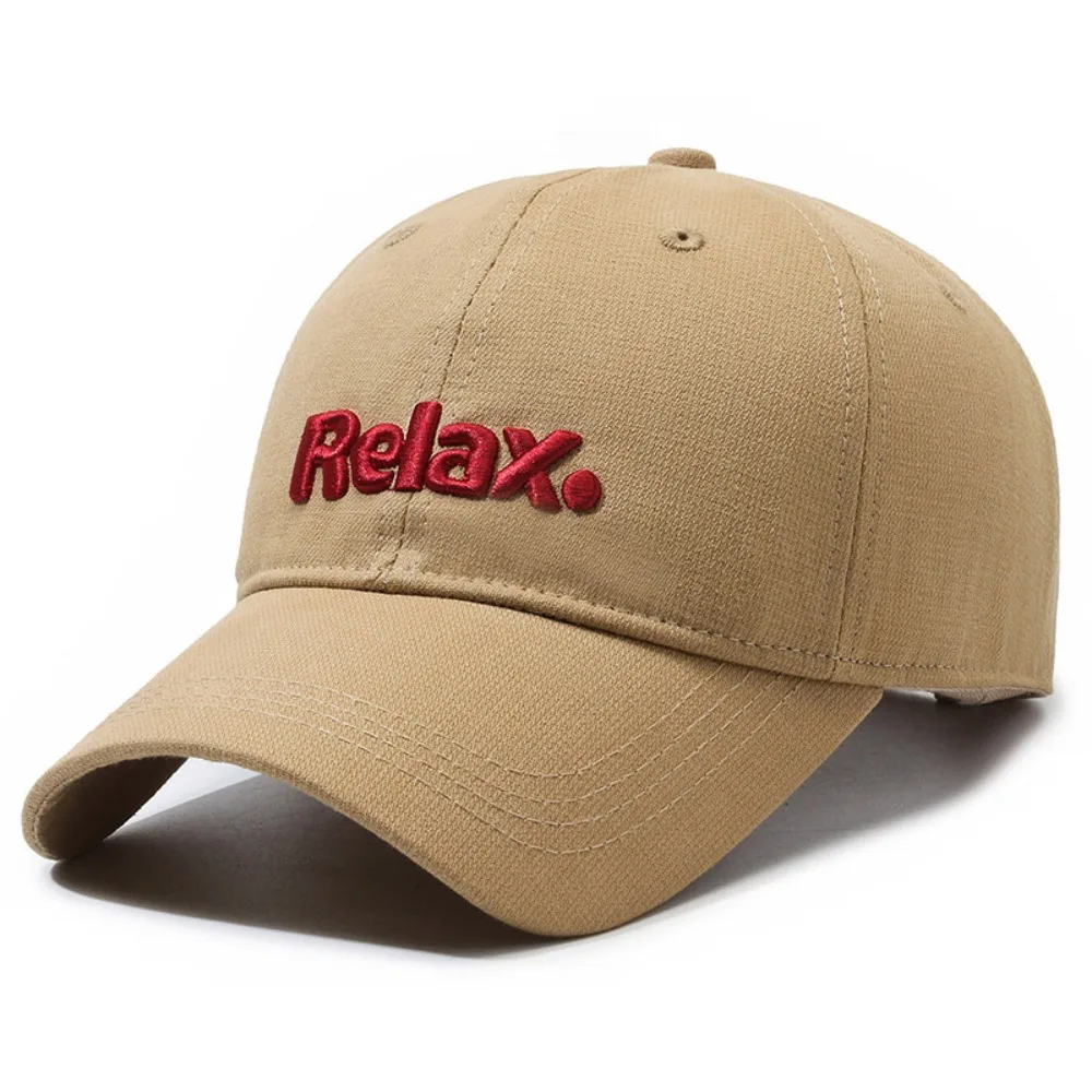 Cotton Fashion Baseball Cap New Solid Color Embroidered Baseball Cap Versatile Baseball Cap