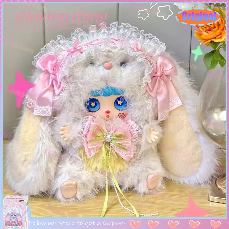 

Genuine Nai Fu Bunny Sauce 600% V2 Tea Time With My Girl Series Mystery Collectible Plush Doll Limited Edition Gift Blind Box