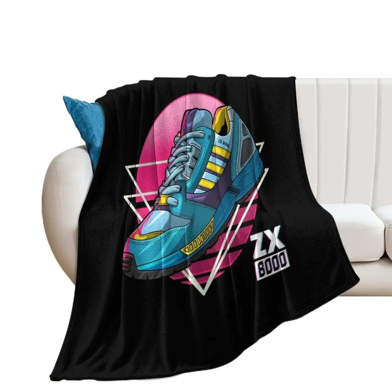 

Zx Aqua 8000 Sneaker Lifestyle ninetees Retro Runner Torsion Throw Blanket Tourist Camping Blankets