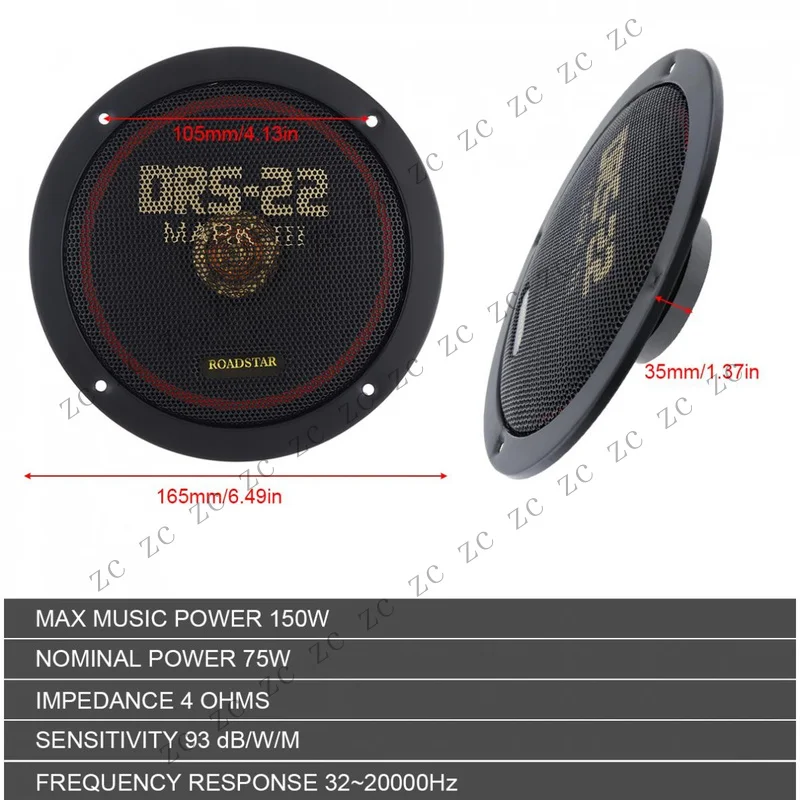 S+ NEW for AUDIO SPEAKER 6.5