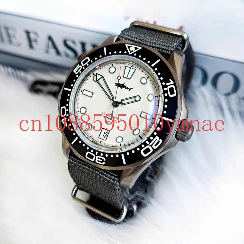 

[Official Monopoly] Diving Watch Hippocampus Titanium Material 007 Mechanical Waterproof Watch Male