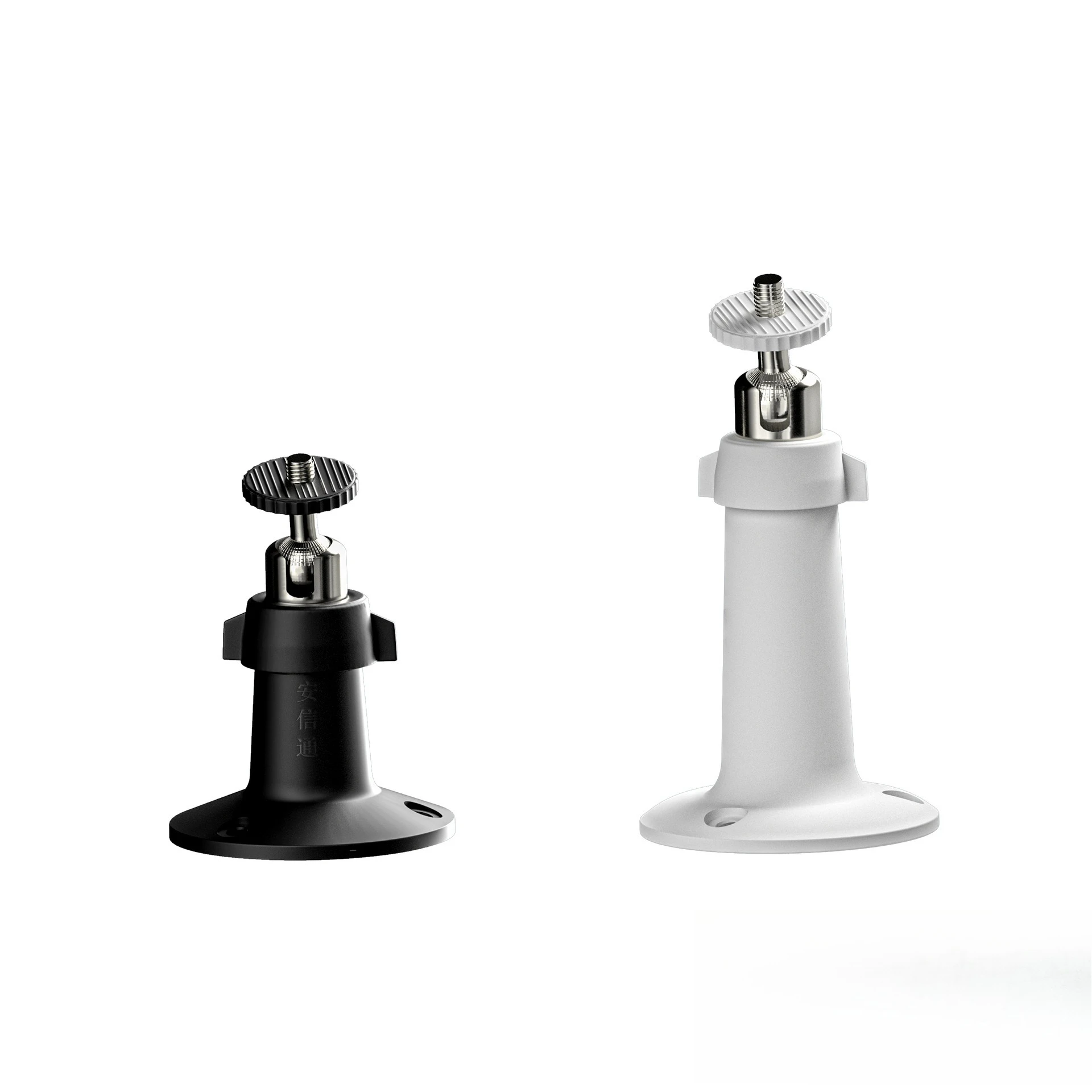 2 Pack Heavy‑Duty Mini Plastic Camera Mount Bracket, Ceiling & Wall Dual‑Use Surveillance Mount for Security Camera