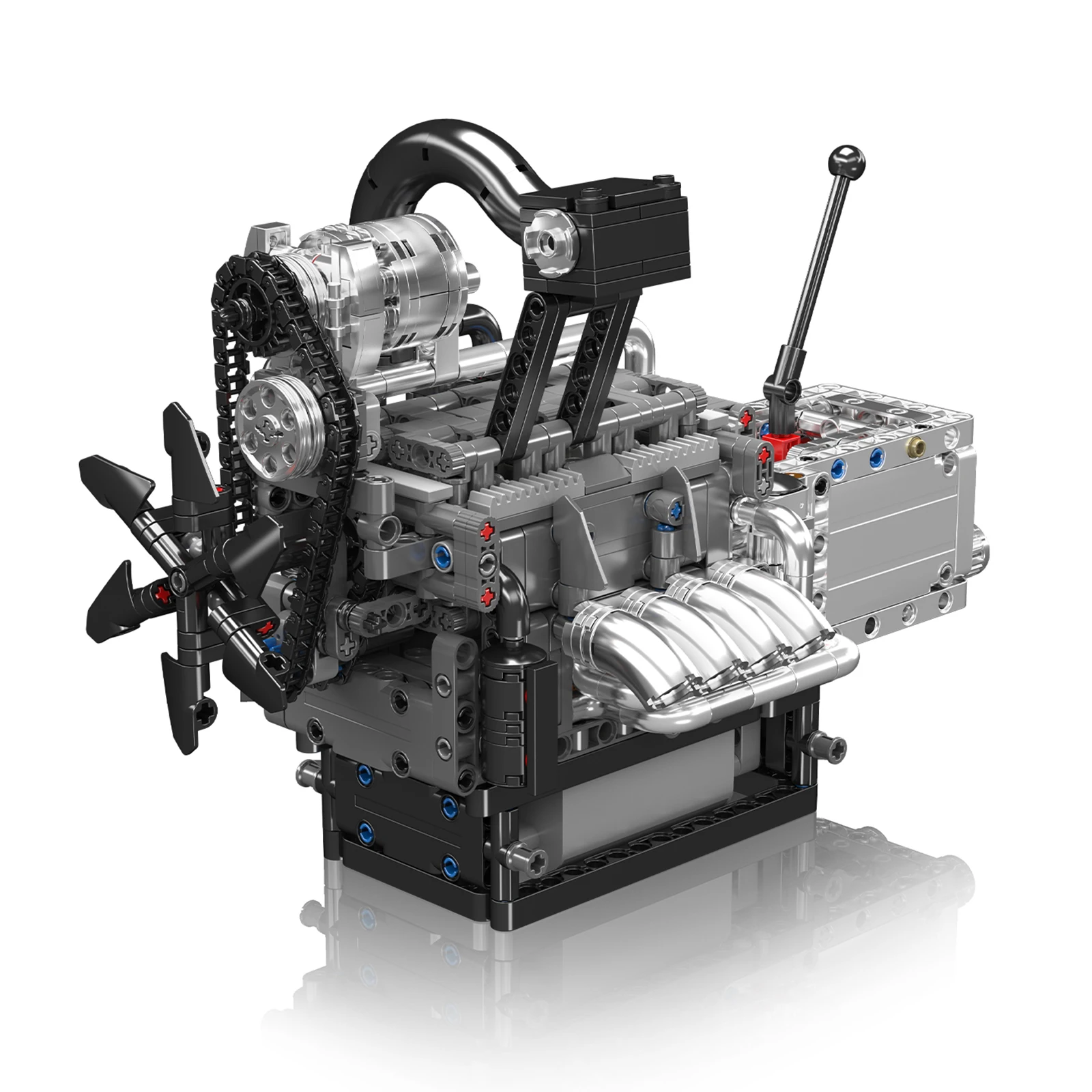 

Mould King 1130PCS Small Building Blocks - Rotary Engine Assembly Model DIY Toy