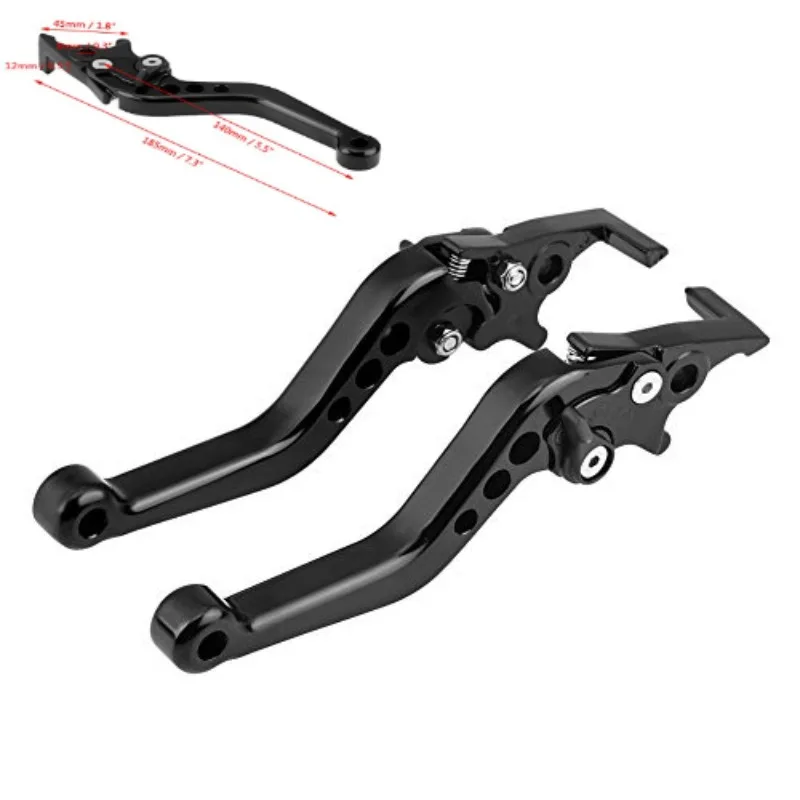 General  Motorcycle and Electric Bike Modified Clutch Lever Horn-shaped Front Disc and Rear Disc Brake Handle 6-speed