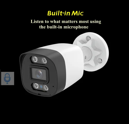 Imagen 2 del producto Cámara Ip XM 5Mp AI Poe cámara de seguridad Cctv H.265 + vigilancia de Audio y vídeo impermeable al aire libre para sistema Nvr Xmeyepro