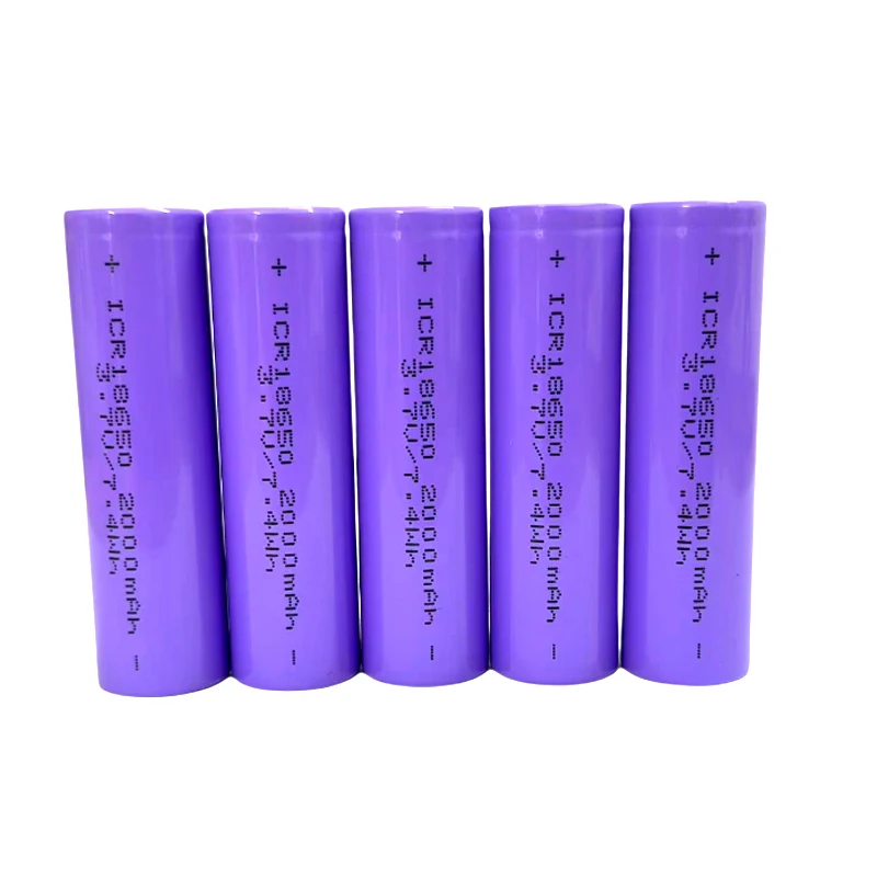18500 2000mAh 2025 جديد 18500 بطارية ليثيوم أيون قابلة للشحن 3.7 فولت 2000 مللي أمبير تستخدم للمصابيح الكاشفة بطاريات التحكم عن بعد + شاحن #4