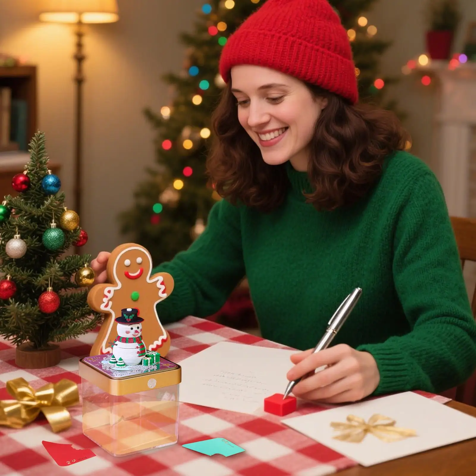 3D Calendar Paper Carving Art Note Snowman Calendar 2026 Funny Notepad Decoration For Christmas Study Workplace Bookshelf