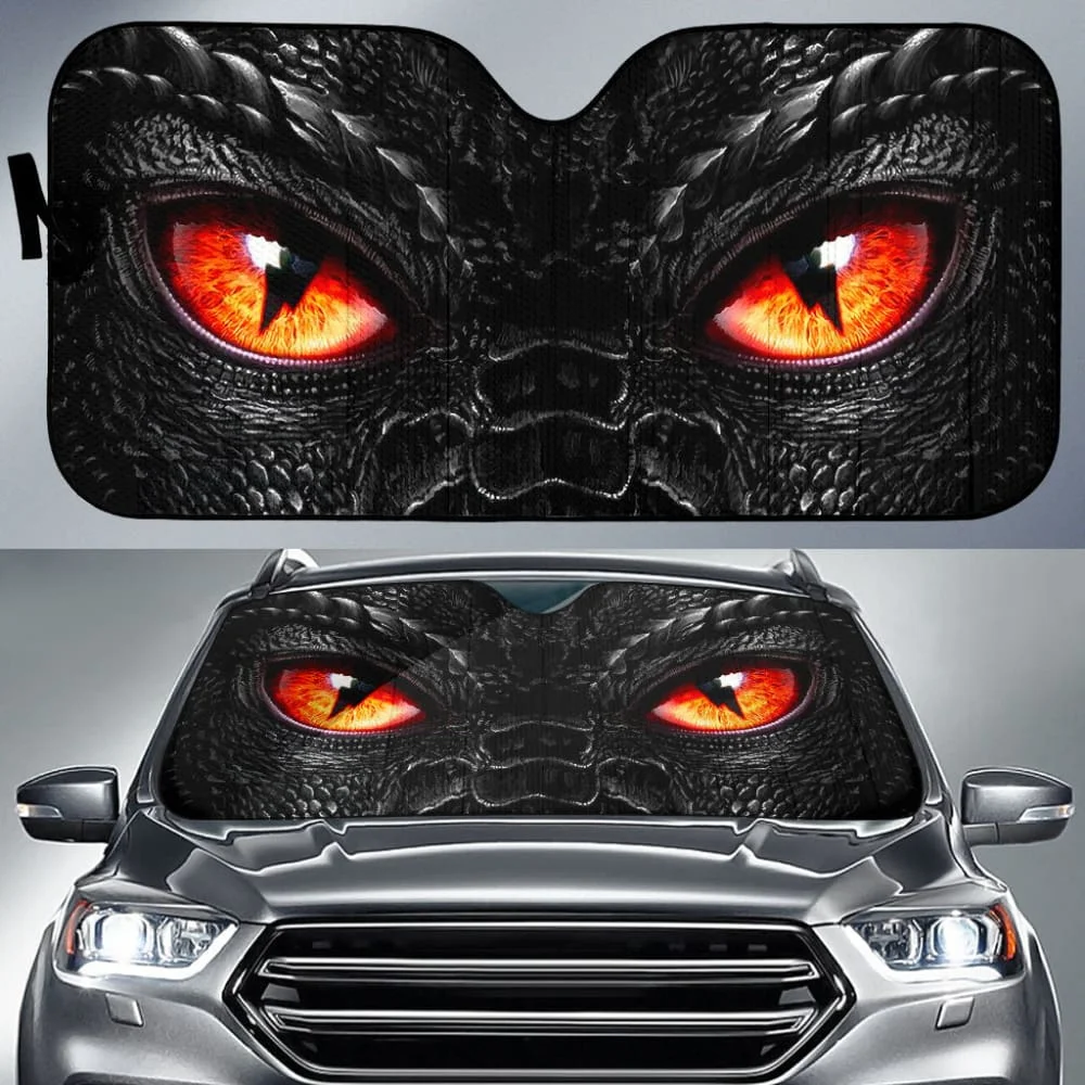 DRAGON EYE Universal Car Side Window Sun Shade Cute Windshield Sunshade for Cars Sedan Truck SUV Sun Visor Protector