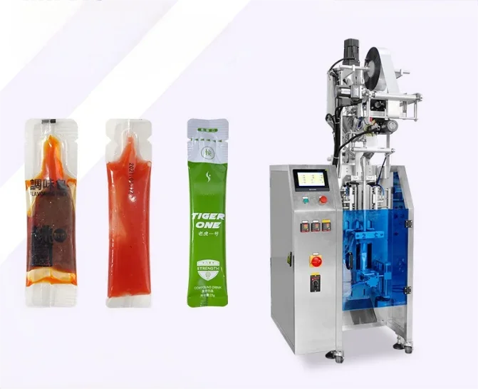 Fully‑Automatic Stick Sachet Packing Machine for Liquid Wet Pet Food Cat Dog Treat Strip Factory Use