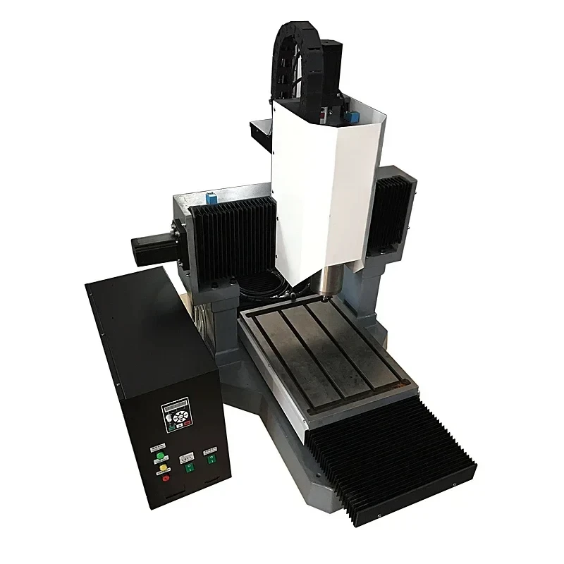 LY 0 Full Cast Iron Steel Cutting Wood Engraver Carving Milling Engraving 4 Axis Metal Router hine