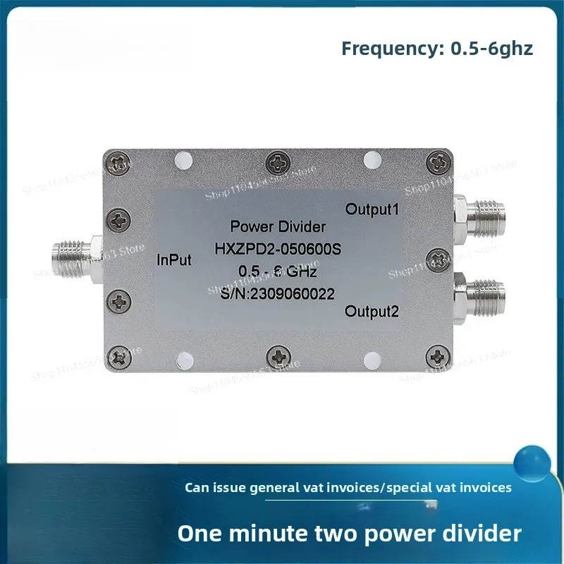 0.5-6 GHz full-band RF microwave power divider two-way combiner SMA
