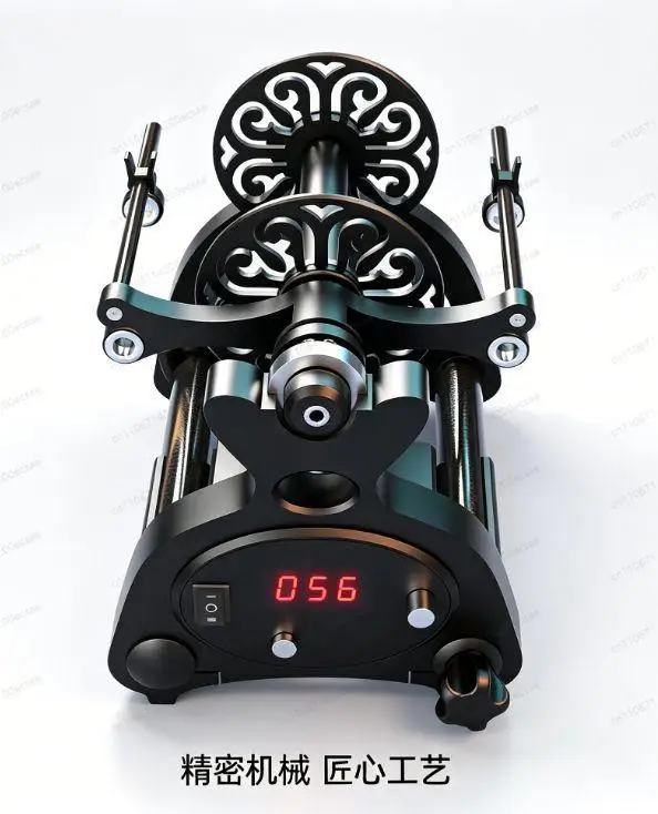 

Full Black Pro Electric Spinning Wheel 3 Spools Digital Display Speed Control