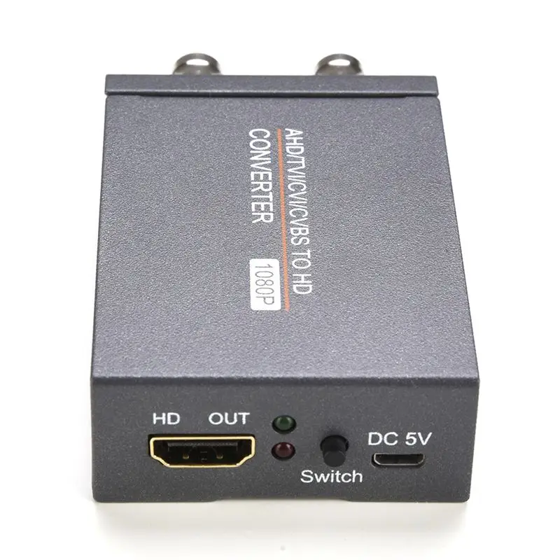 AHD/TVI/CVI/CVBS To -Compatible Adapter 3MP/4MP/5MP/8MP 720P/1080P 60HZ Full HD Camera Signal Converter-A12I