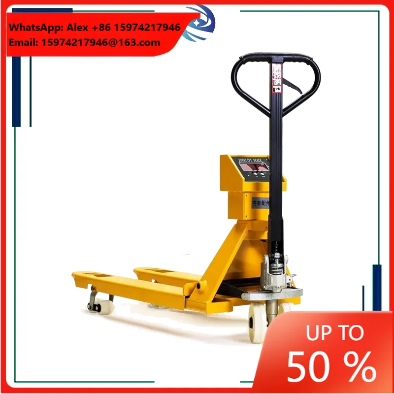 Scale Truck 1ton 2ton 3ton Hot Sale Lifting Tools Manual Jack Lift Manual Hand Pallet Jack For Weighing And Printing Function
