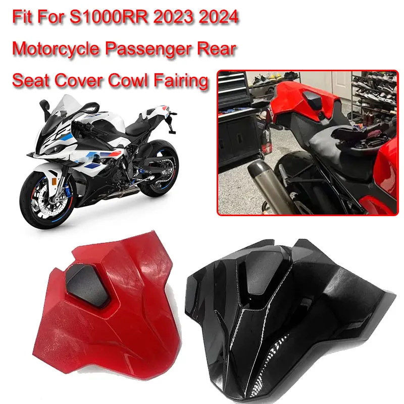 Fit For BMW S1000RR 2023 2024 S 1000RR New Motorcycle Accessories Rear Seat Cover Cowl Pillion Fairing Passenger Tail Back Cover