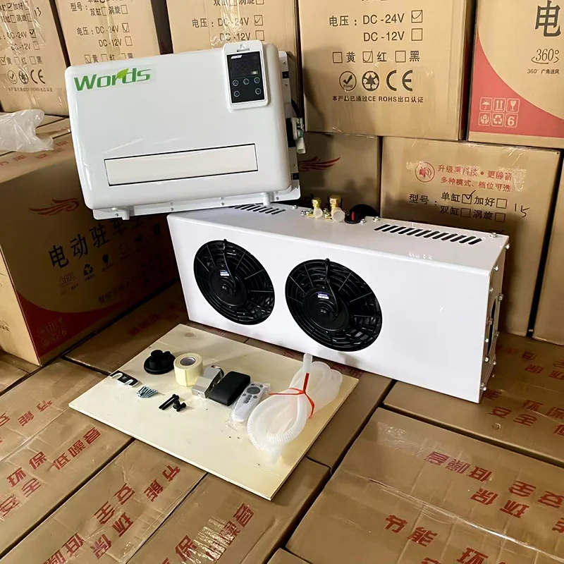 

Комплект парковочного кондиционера 12 В 24 В, парковочный охладитель AC Aire Acondicionado для грузовика, автомобиля